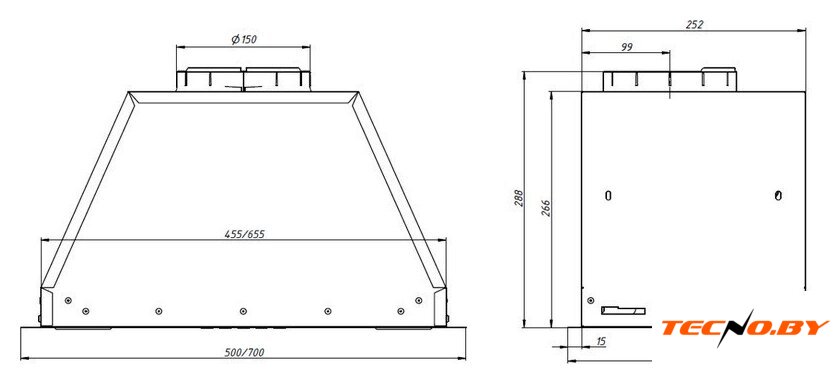 Кухонная вытяжка Franke Vera SS 52 305.0712.219 - Изображение №6 — Интернет-Магазин TECNO.BY