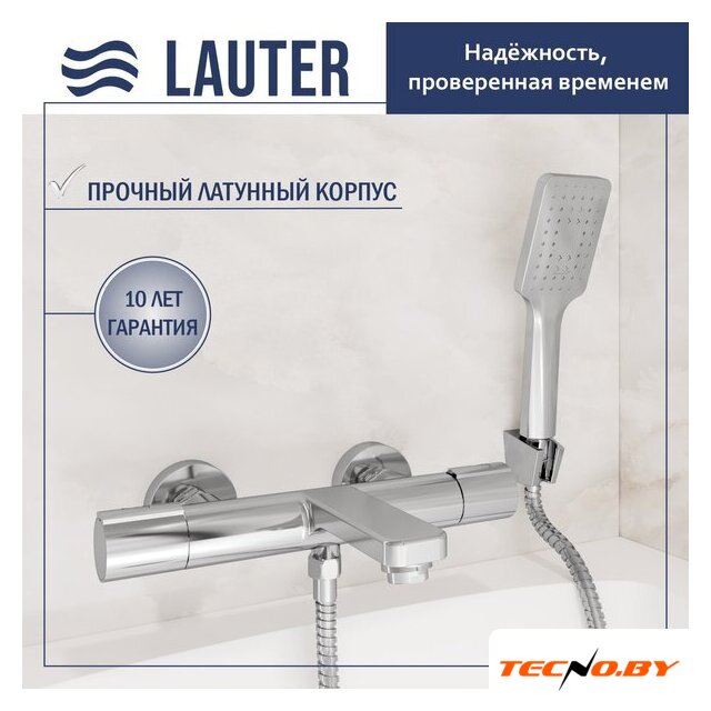 Смеситель Lauter Temp 21YH50427-4 с лейкой Living Fleur 21S00126 - Изображение №2 — Интернет-Магазин TECNO.BY
