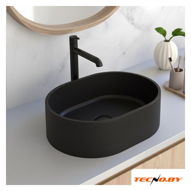 Умывальник Lauter Oliva 21O486DB (Deep Black) - Изображение №8 — Интернет-Магазин TECNO.BY