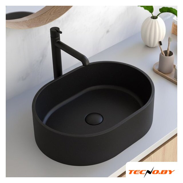 Умывальник Lauter Oliva 21O486DB (Deep Black) - Изображение №9 — Интернет-Магазин TECNO.BY