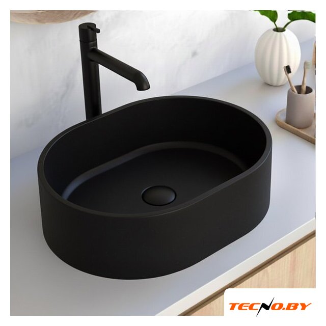 Умывальник Lauter Oliva 21O486DB (Deep Black) - Изображение №6 — Интернет-Магазин TECNO.BY
