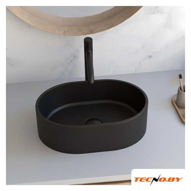 Умывальник Lauter Oliva 21O486DB (Deep Black) - Изображение №10 — Интернет-Магазин TECNO.BY