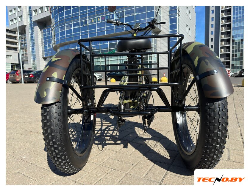 Электровелосипед Smart Balance Tank Trike 2024 (камуфляж) - Изображение №3 — Интернет-Магазин TECNO.BY