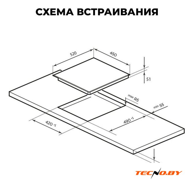 Варочная панель LEX EVH 430B BL - Изображение №3 — Интернет-Магазин TECNO.BY