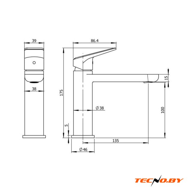 Смеситель Wellsee ICON! for life 182303000 (золотой) - Изображение №10 — Интернет-Магазин TECNO.BY