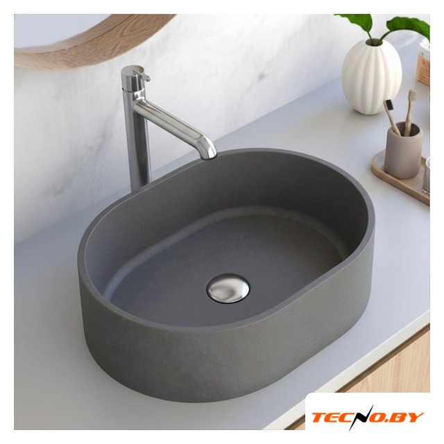 Умывальник Lauter Oliva 21O483G (Grey) - Изображение №9 — Интернет-Магазин TECNO.BY