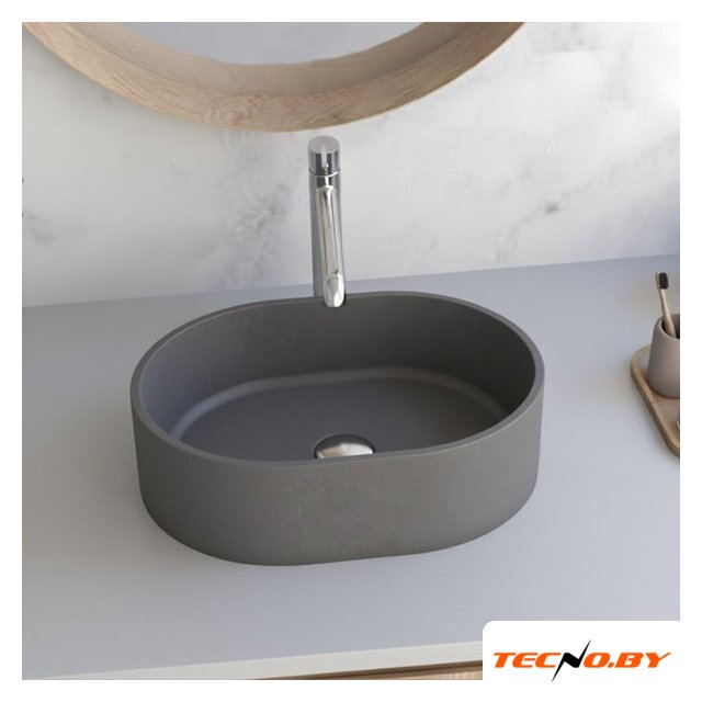Умывальник Lauter Oliva 21O483G (Grey) - Изображение №10 — Интернет-Магазин TECNO.BY
