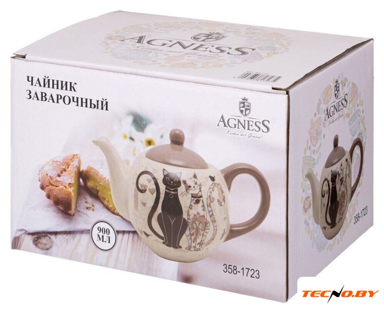 Заварочный чайник Agness 358-1723 - Изображение №3 — Интернет-Магазин TECNO.BY