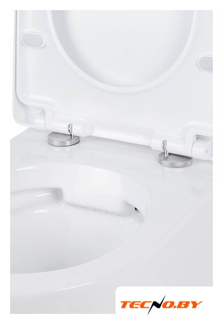 Унитаз подвесной Roxen Antares One Rimless 6 в 1 StounFix Dual Fresh 614314 (оружейная сталь/металл) - Изображение №10 — Интернет-Магазин TECNO.BY