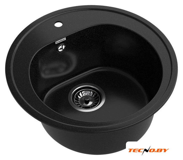 Кухонная мойка GranFest Rondo 510 (черный) - Изображение №4 — Интернет-Магазин TECNO.BY