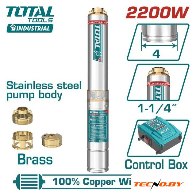 Скважинный насос Total TWP522006 - Изображение №1 — Интернет-Магазин TECNO.BY