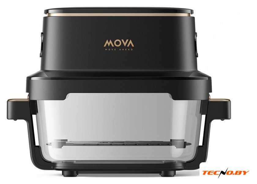 Аэрогриль (аэрофритюрница) Mova Aeroglass AF20 Pro (черный) - Изображение №3 — Интернет-Магазин TECNO.BY