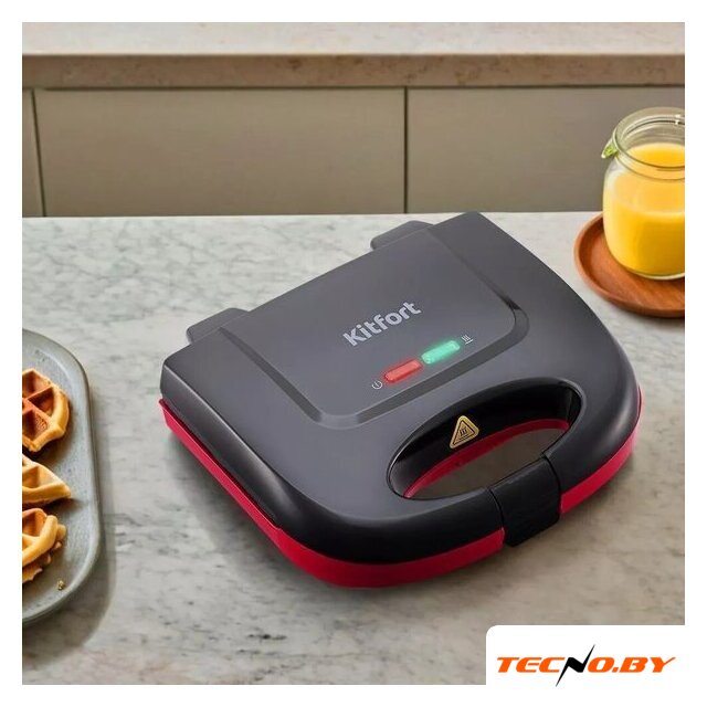 Вафельница Kitfort KT-3659 - Изображение №3 — Интернет-Магазин TECNO.BY