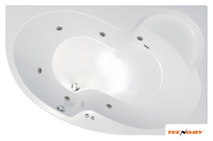 Ванна Triton Мари гидромассажная 170х110R Базовая - Изображение №1 — Интернет-Магазин TECNO.BY