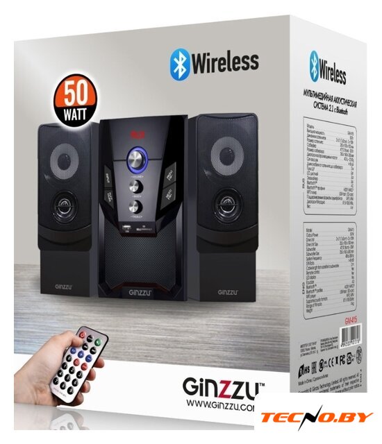 Акустика Ginzzu GM-415 - Изображение №2 — Интернет-Магазин TECNO.BY