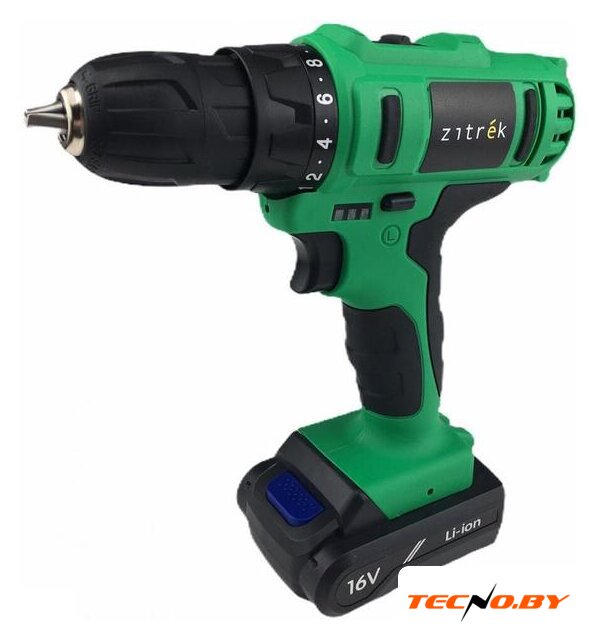 Дрель-шуруповерт Zitrek Greenpower 16-Li 063-4075 (с 2-мя АКБ, кейс) - Изображение №3 — Интернет-Магазин TECNO.BY