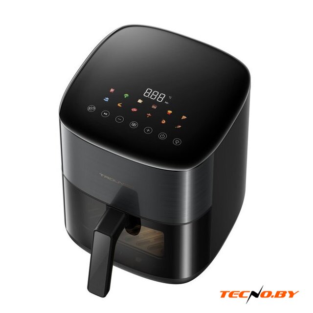 Аэрогриль (аэрофритюрница) Trouver Air Fryer FD10s Pro 6L (черный) - Изображение №2 — Интернет-Магазин TECNO.BY