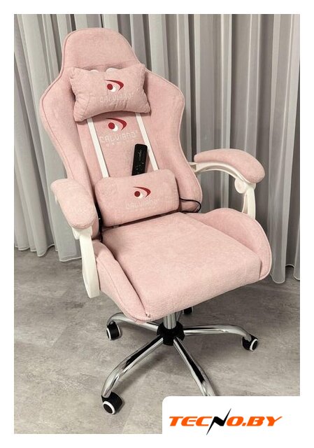 Игровое (геймерское) кресло Calviano Nero (pink plush) - Изображение №14 — Интернет-Магазин TECNO.BY