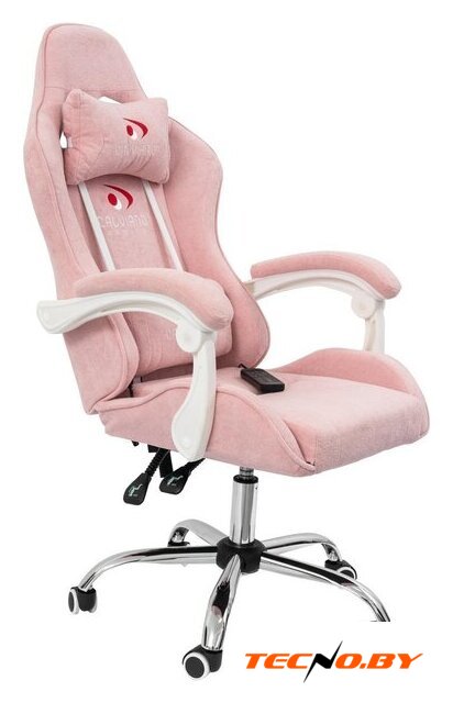 Игровое (геймерское) кресло Calviano Nero (pink plush) - Изображение №1 — Интернет-Магазин TECNO.BY