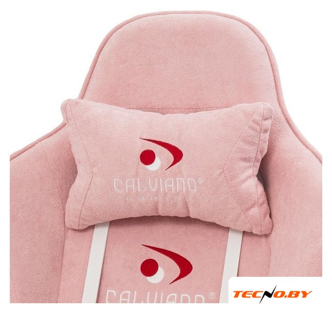 Игровое (геймерское) кресло Calviano Nero (pink plush) - Изображение №10 — Интернет-Магазин TECNO.BY