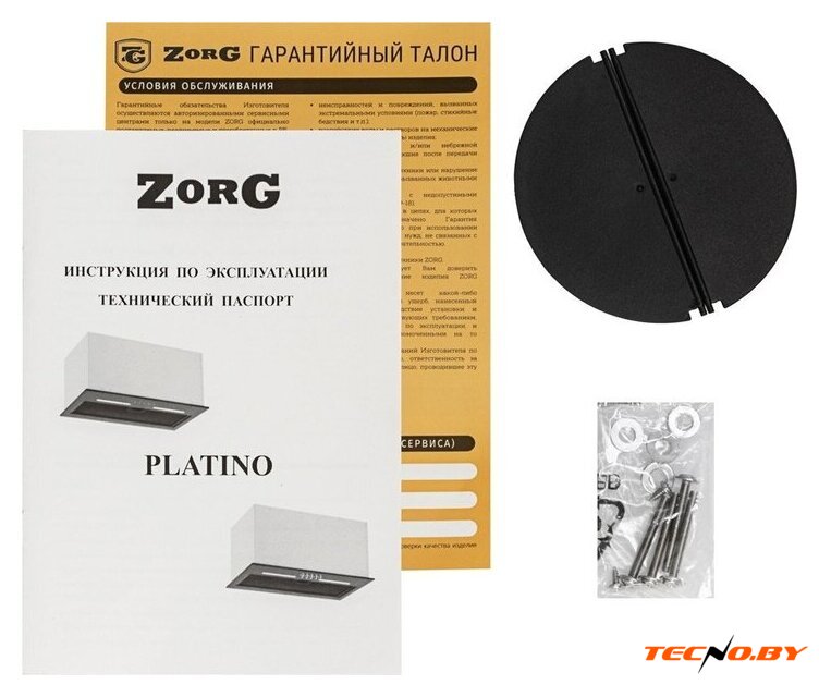 Кухонная вытяжка ZorG Platino 1030 60 S (черный) - Изображение №4 — Интернет-Магазин TECNO.BY