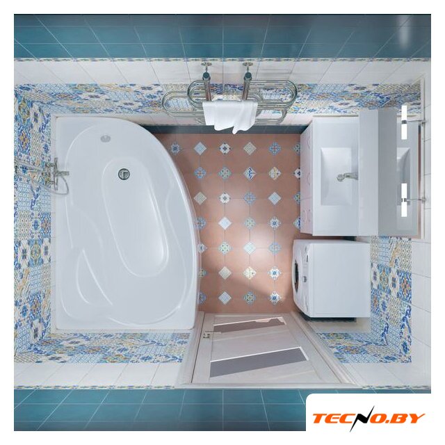 Ванна Triton Кайли 150x100L (с каркасом, экраном и сифоном) - Изображение №4 — Интернет-Магазин TECNO.BY