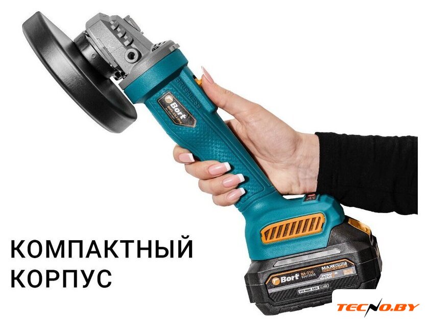 Угловая шлифмашина Bort BWS-21Li-Pro (без АКБ) - Изображение №10 — Интернет-Магазин TECNO.BY