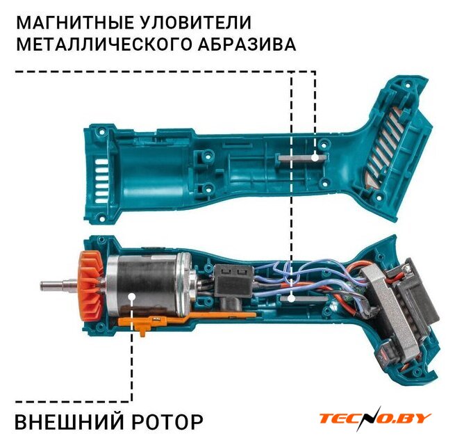 Угловая шлифмашина Bort BWS-21Li-Pro (без АКБ) - Изображение №8 — Интернет-Магазин TECNO.BY
