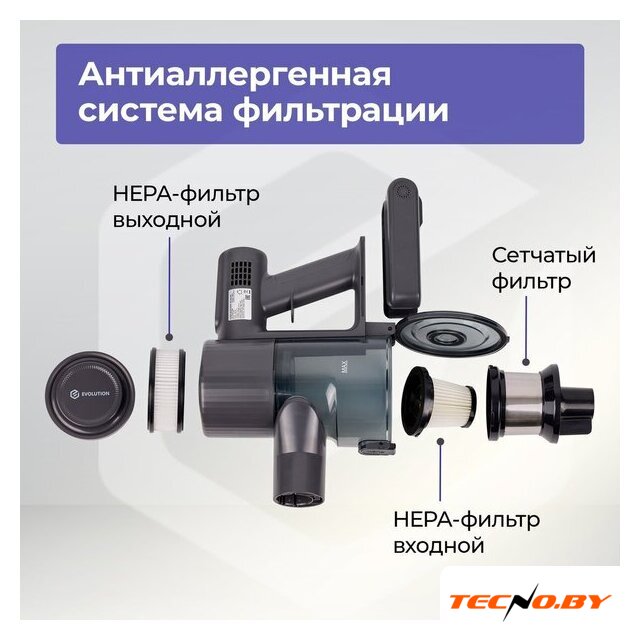Пылесос Evolution Smart Clean VC2215 - Изображение №23 — Интернет-Магазин TECNO.BY