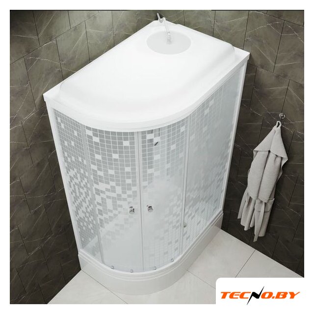 Душевая кабина Triton Коралл В3 120x80 R (мозаика) - Изображение №5 — Интернет-Магазин TECNO.BY