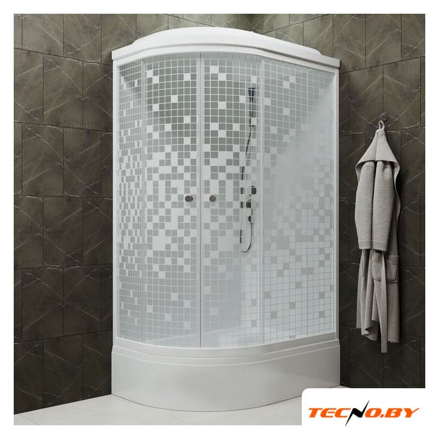 Душевая кабина Triton Коралл В3 120x80 R (мозаика) - Изображение №4 — Интернет-Магазин TECNO.BY