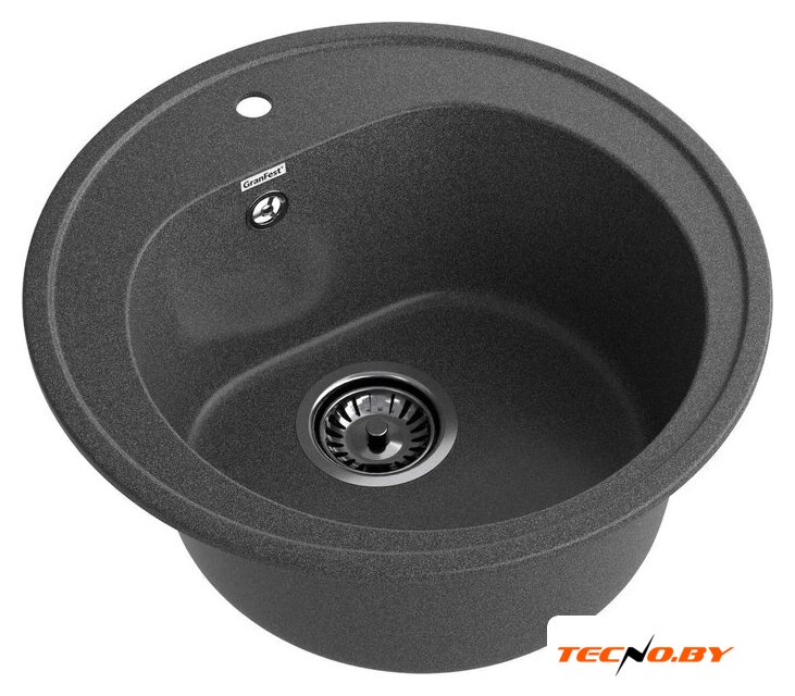 Кухонная мойка GranFest Rondo 510 (графит) - Изображение №3 — Интернет-Магазин TECNO.BY