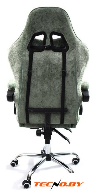Игровое (геймерское) кресло Calviano Nero (green plush) - Изображение №6 — Интернет-Магазин TECNO.BY