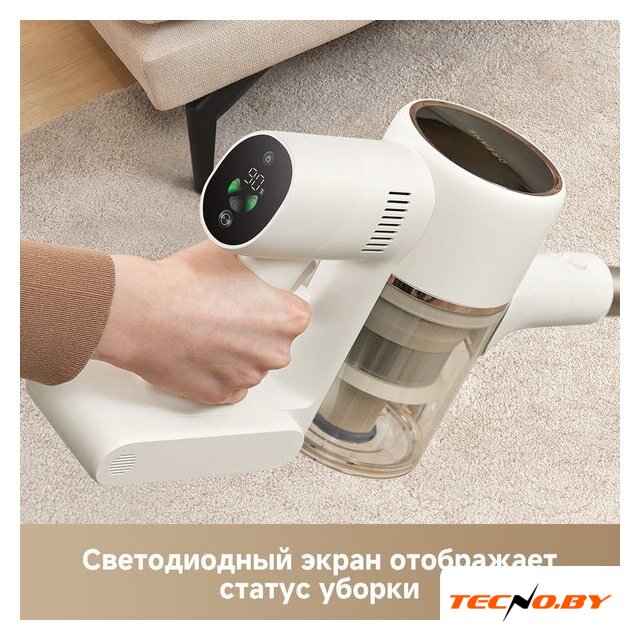 Пылесос Dreame Cordless Vacuum Cleaner R10s VZV22A (евровилка, белый) - Изображение №11 — Интернет-Магазин TECNO.BY
