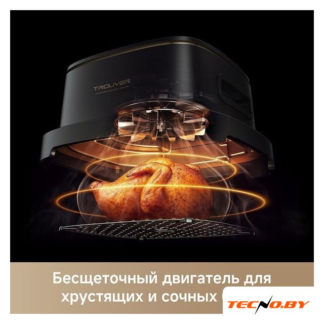 Аэрогриль (аэрофритюрница) Trouver Air Fryer AF20 Pro (черный) - Изображение №11 — Интернет-Магазин TECNO.BY