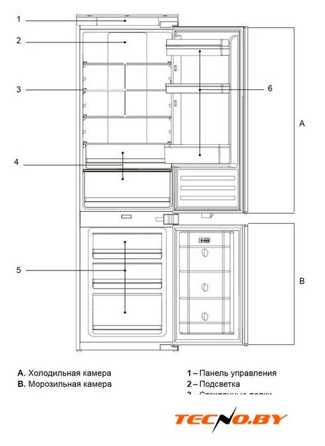 Холодильник LEX LBI177.2D - Изображение №3 — Интернет-Магазин TECNO.BY
