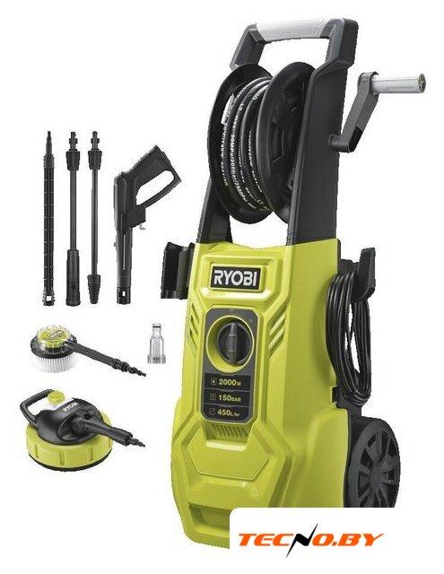Мойка высокого давления Ryobi RY150PWA - Изображение №1 — Интернет-Магазин TECNO.BY