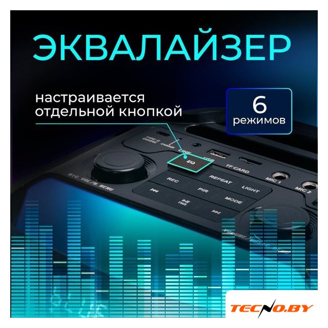 Беспроводная колонка Ginzzu GM-117 - Изображение №4 — Интернет-Магазин TECNO.BY