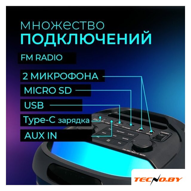 Беспроводная колонка Ginzzu GM-117 - Изображение №10 — Интернет-Магазин TECNO.BY