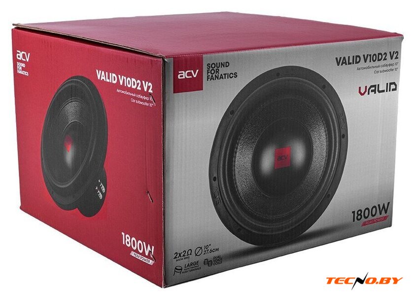 Головка сабвуфера ACV Valid V10D2 V2 - Изображение №8 — Интернет-Магазин TECNO.BY