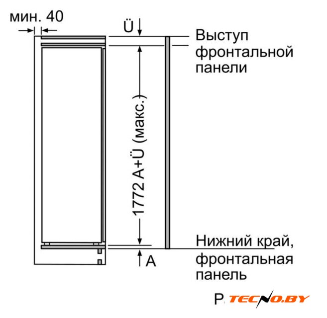 Однокамерный холодильник Bosch Serie 6 KIR81AF30U - Изображение №7 — Интернет-Магазин TECNO.BY