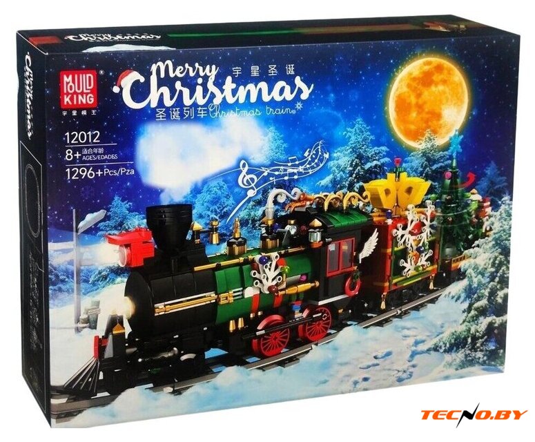 Конструктор Mould King Merry Christmas 12012 Рождественский поезд - Изображение №1 — Интернет-Магазин TECNO.BY