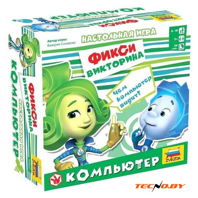 Детская настольная игра Звезда Фикси викторина. Компьютер 8960 - Изображение №1 — Интернет-Магазин TECNO.BY