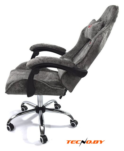 Игровое (геймерское) кресло Calviano Nero (dark grey plush) - Изображение №5 — Интернет-Магазин TECNO.BY