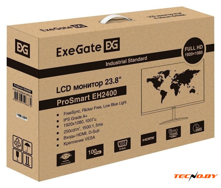 Монитор ExeGate ProSmart EH2400 EX300419RUS - Изображение №9 — Интернет-Магазин TECNO.BY