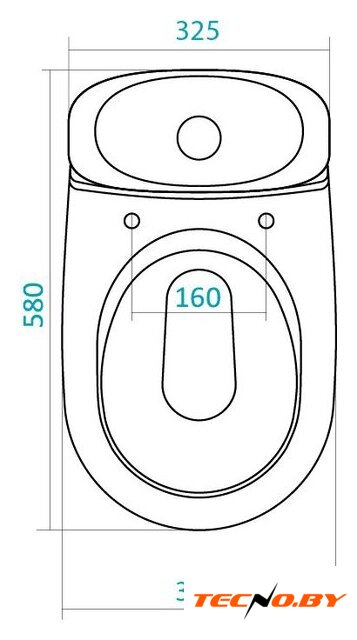 Унитаз напольный Santek Римини (1WH302130) - Изображение №3 — Интернет-Магазин TECNO.BY