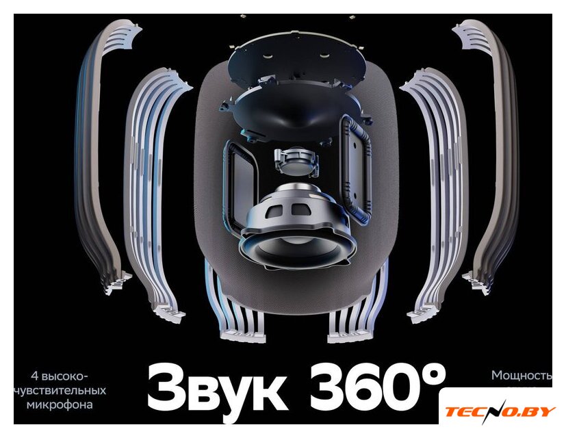 Умная колонка Sber SberBoom (галактический синий) - Изображение №4 — Интернет-Магазин TECNO.BY