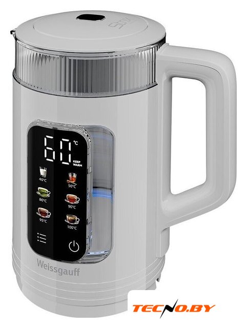 Электрический чайник Weissgauff WK 1520 Dw Touch BodyCool - Изображение №3 — Интернет-Магазин TECNO.BY