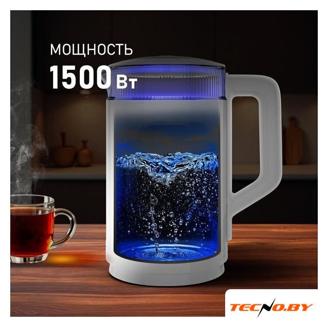 Электрический чайник Weissgauff WK 1520 Dw Touch BodyCool - Изображение №11 — Интернет-Магазин TECNO.BY