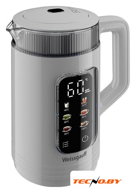 Электрический чайник Weissgauff WK 1520 Dw Touch BodyCool - Изображение №4 — Интернет-Магазин TECNO.BY
